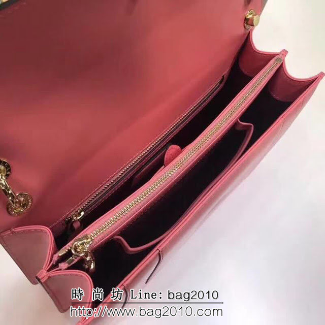 BVLGARI寶格麗 專櫃同步新款 Serpenti雙層琺瑯蛇頭包 鏈條單肩斜挎包 B35362 FYD1343